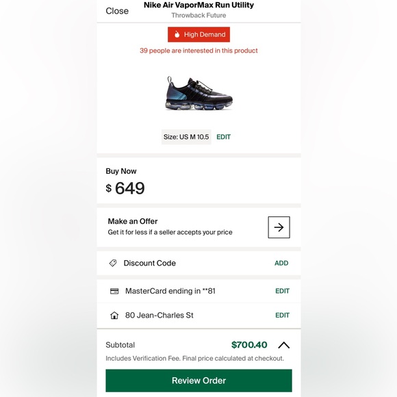 Nike Air VaporMax Run Utility
Throwback Future - Picture 7 of 7